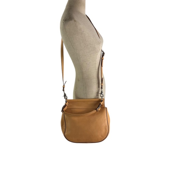 Genuine COACH Willis Limited Edition Tan Leather Shoulder Bag 70th 